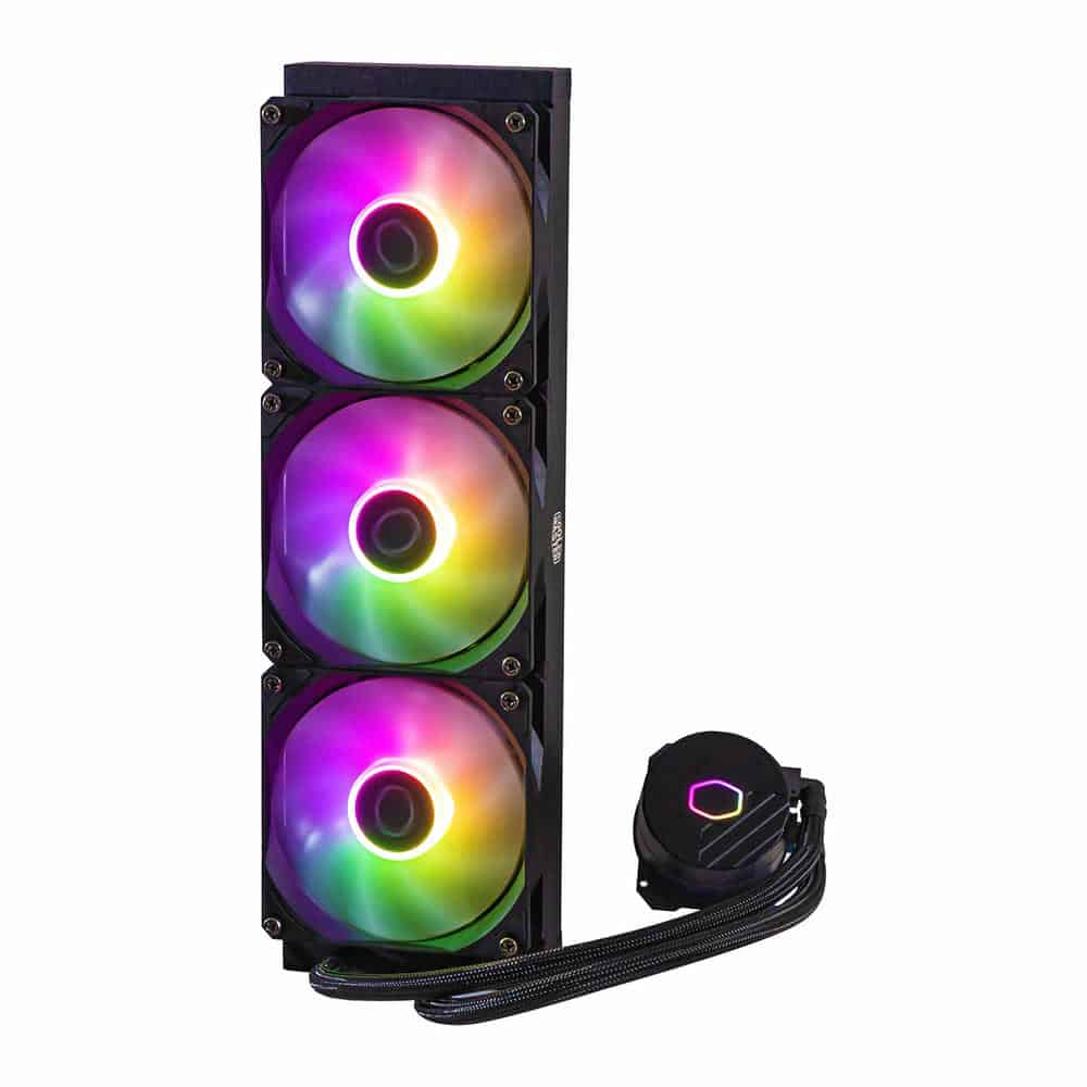 (image for) Cooler Master 360mm MasterLiquid 360L Core ARGB Black Intel/AMD CPU Liquid Cooler